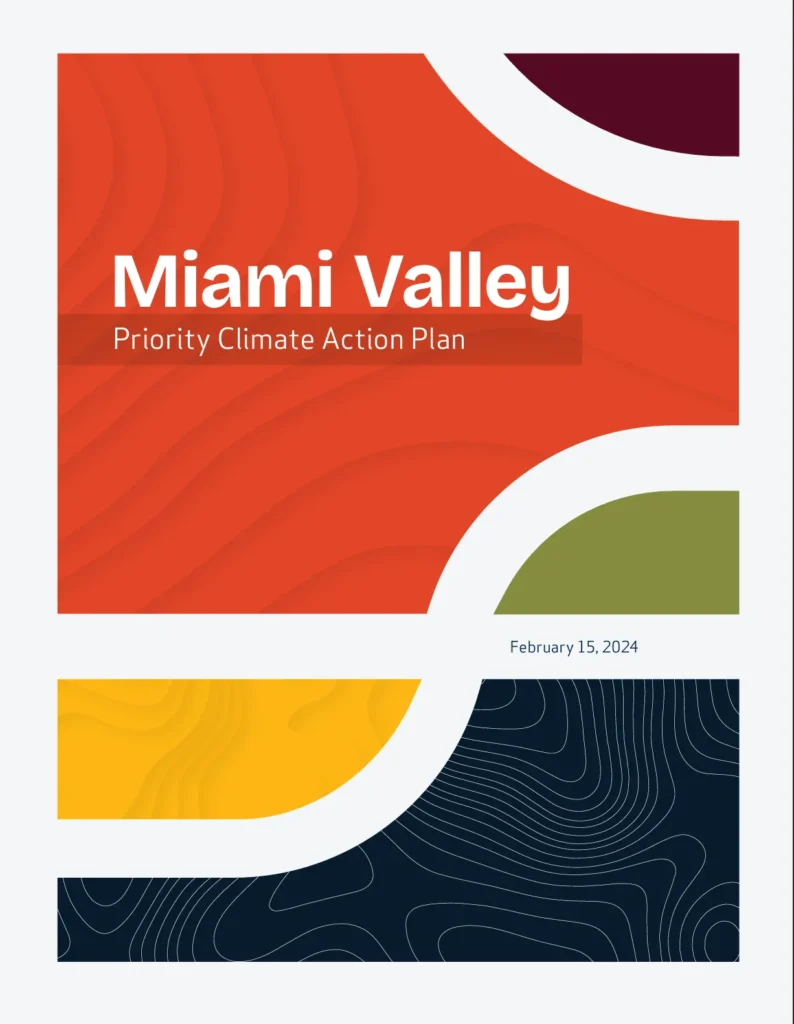 Miami Valley Priority Climate Action Plan cover dated February 15, 2024